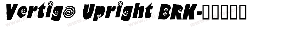 Vertigo Upright BRK字体转换